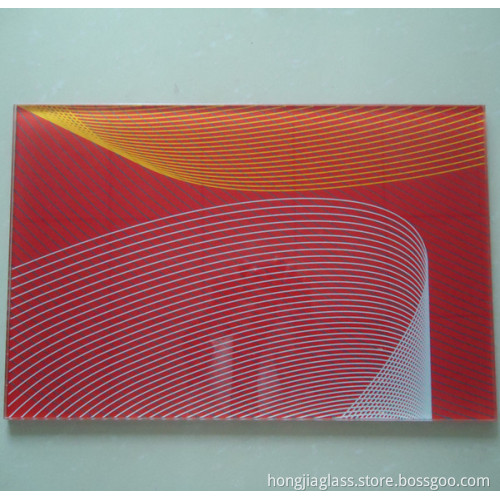 4 Colors Silk Screen Glass